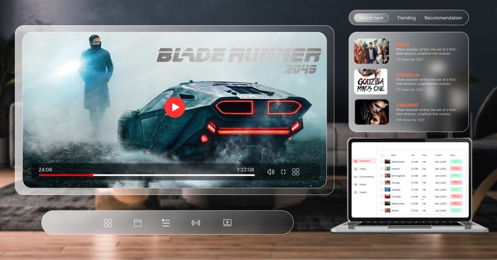 make video streaming website